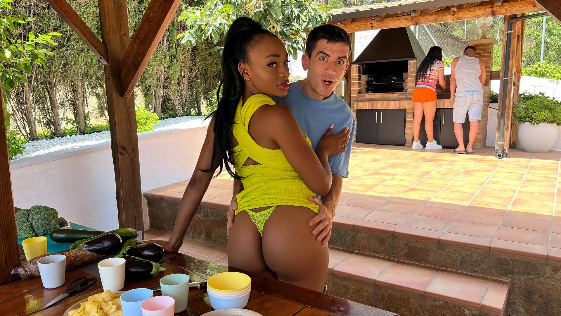 Sneaky Sex At Backyard BBQ