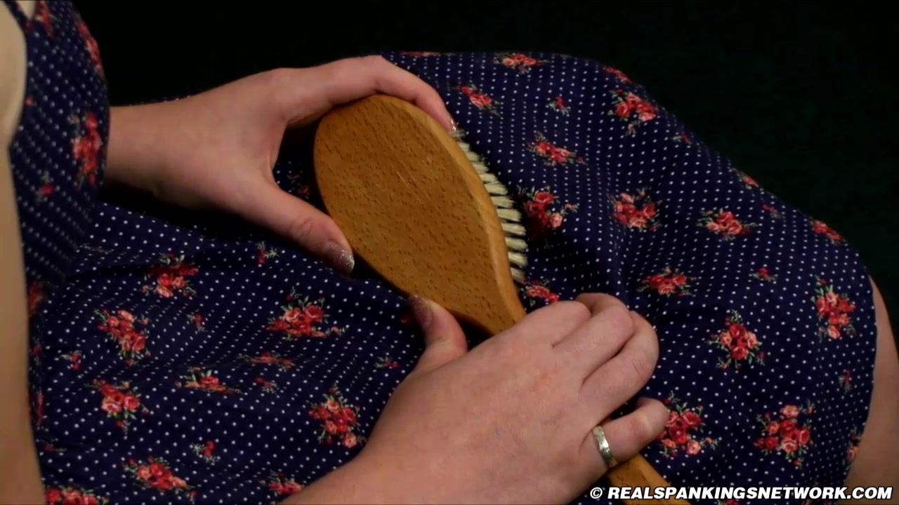 A Well Deserved Severe Hairbrush Punishment