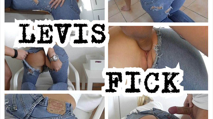 Jeans ripped open - fucked with cumshot
