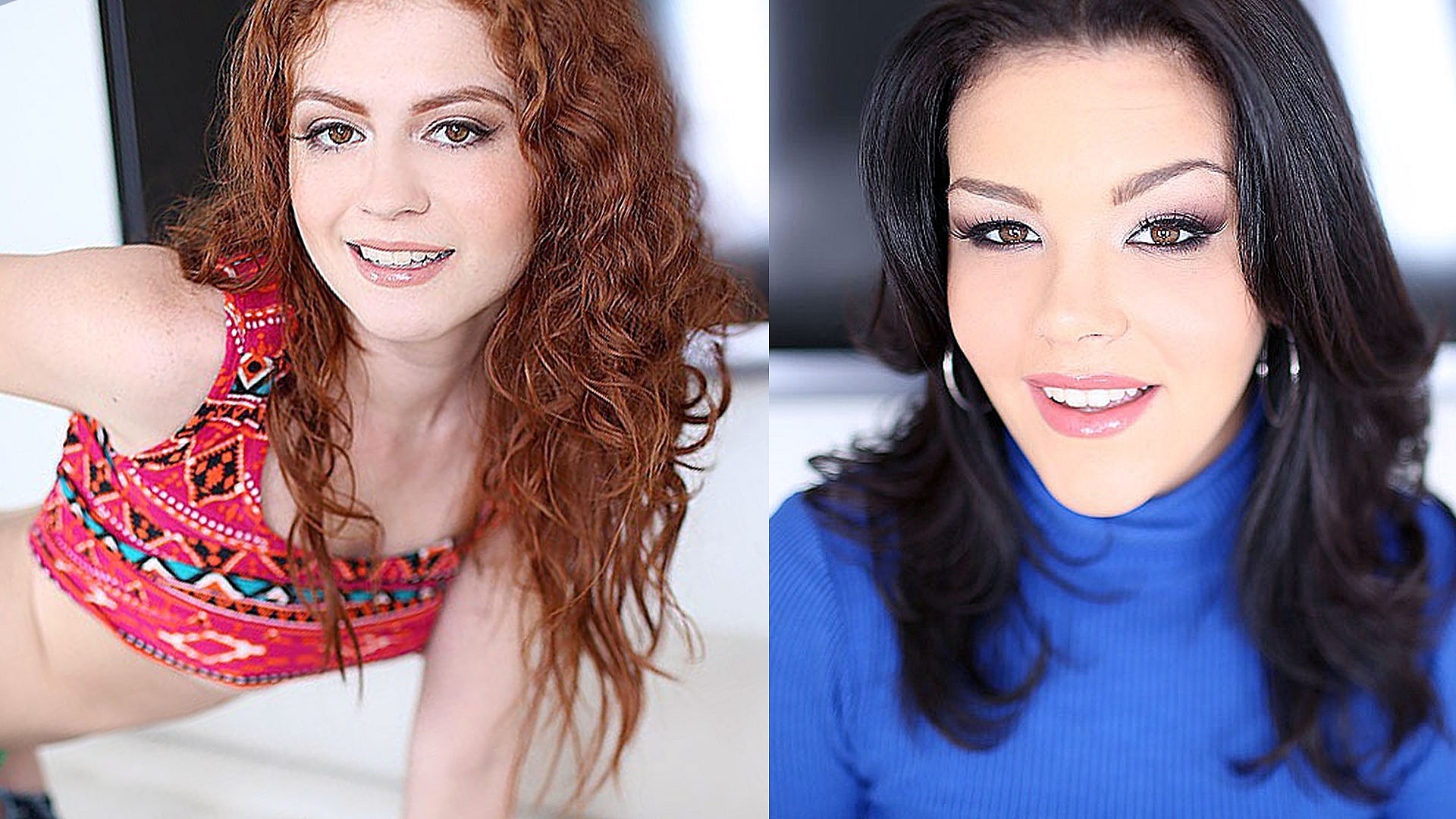 Alice Green and Kimber Woods Love to Suck Cock and Swallow Hot Loads