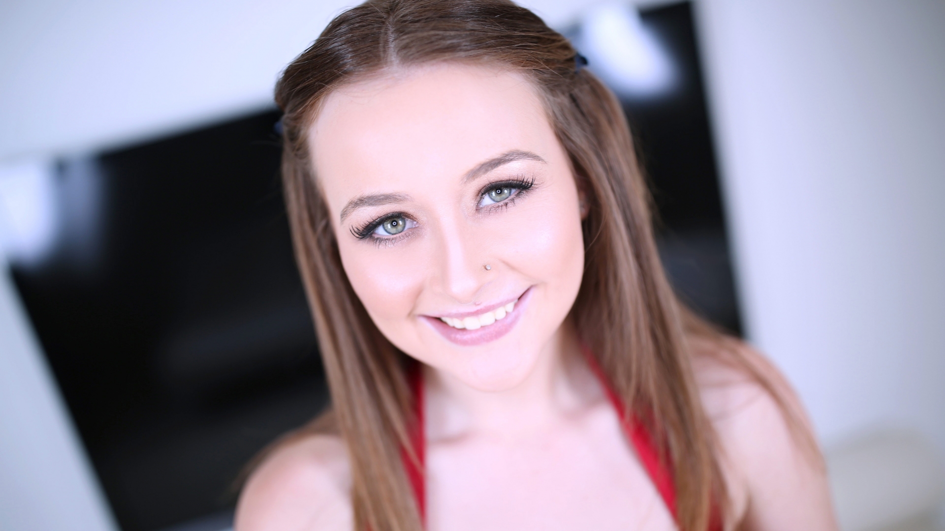 Danni Rivers, Teen POV Blowjob, Fucks and Swallows a Mouthful of Cum