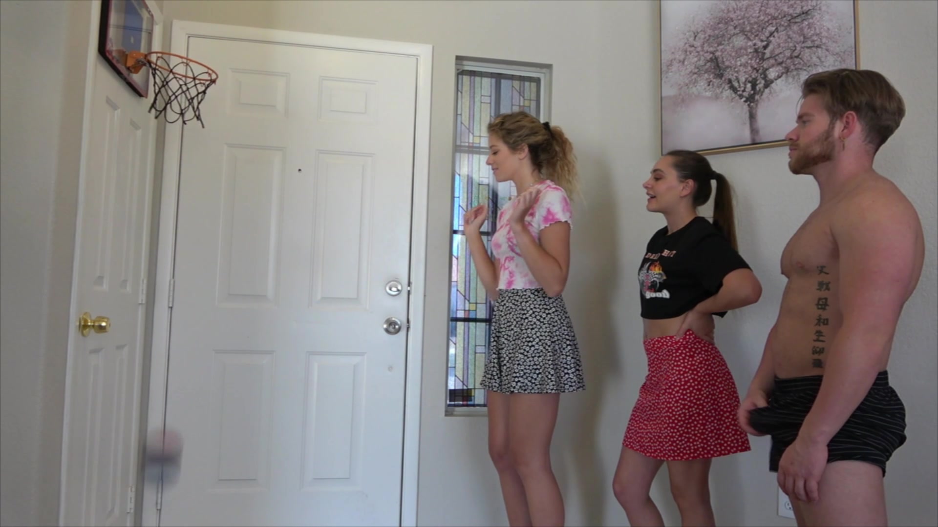 Strip Basketball With Aften, River and Derrick