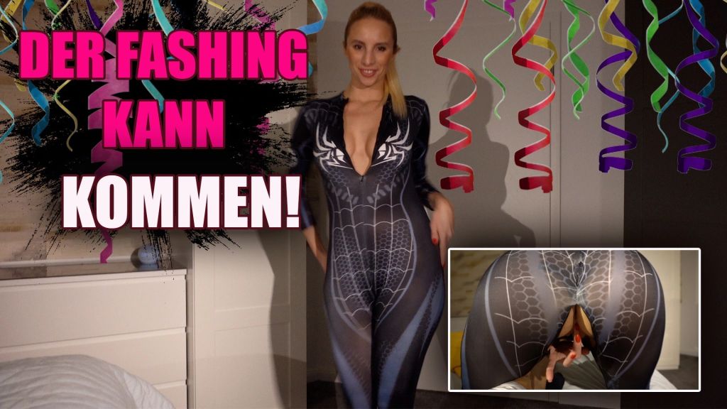 THE FASHING CAN CUM ! FUCKED IN A JUMPSUIT!