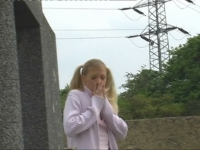 The young slut gets her cunt fucked by that old fogy