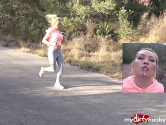 Fick jogging in the forest