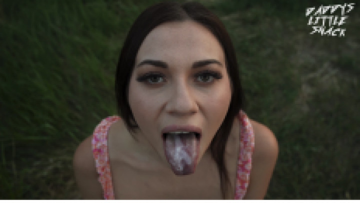 Trail Walking Slut Sucks Cock by Pond in "Bird Calls" POV