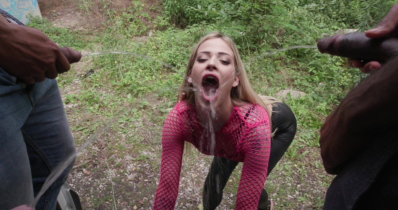 Hitch-hiking Wet, Ria Sunn, 6on1, Balls Deep, DAP, Rough Sex, Big Gapes, Pee Drink, Pee Shower, Cum in Mouth, Swallow GIO2540