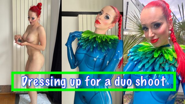 Dressing up for a duo shoot