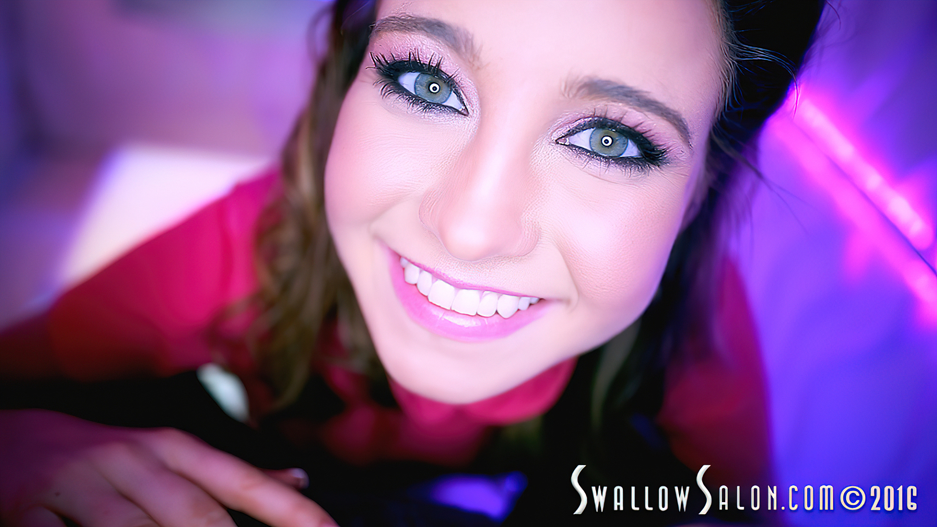 Swallow Salon Presents Kinsley Eden, Naughty Teen Eating a Mouthful of Cum in Stunning 4K