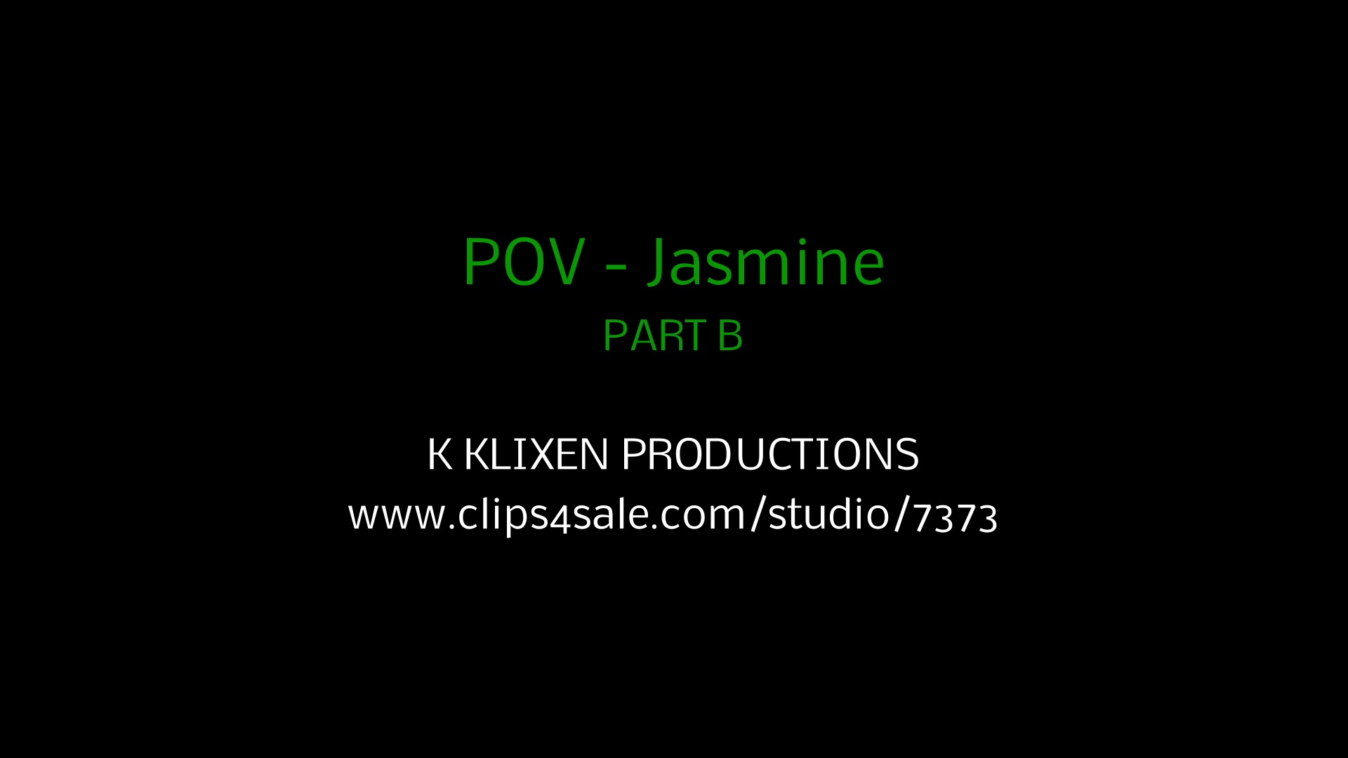 K POV - Jasmine (PART B)