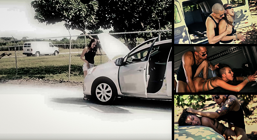 Sophia Torres Must Endure Rough Sex & Outdoor Rope Bondage for a Tow Truck