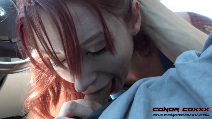 Road Head From A Redhead With Violet Monroe