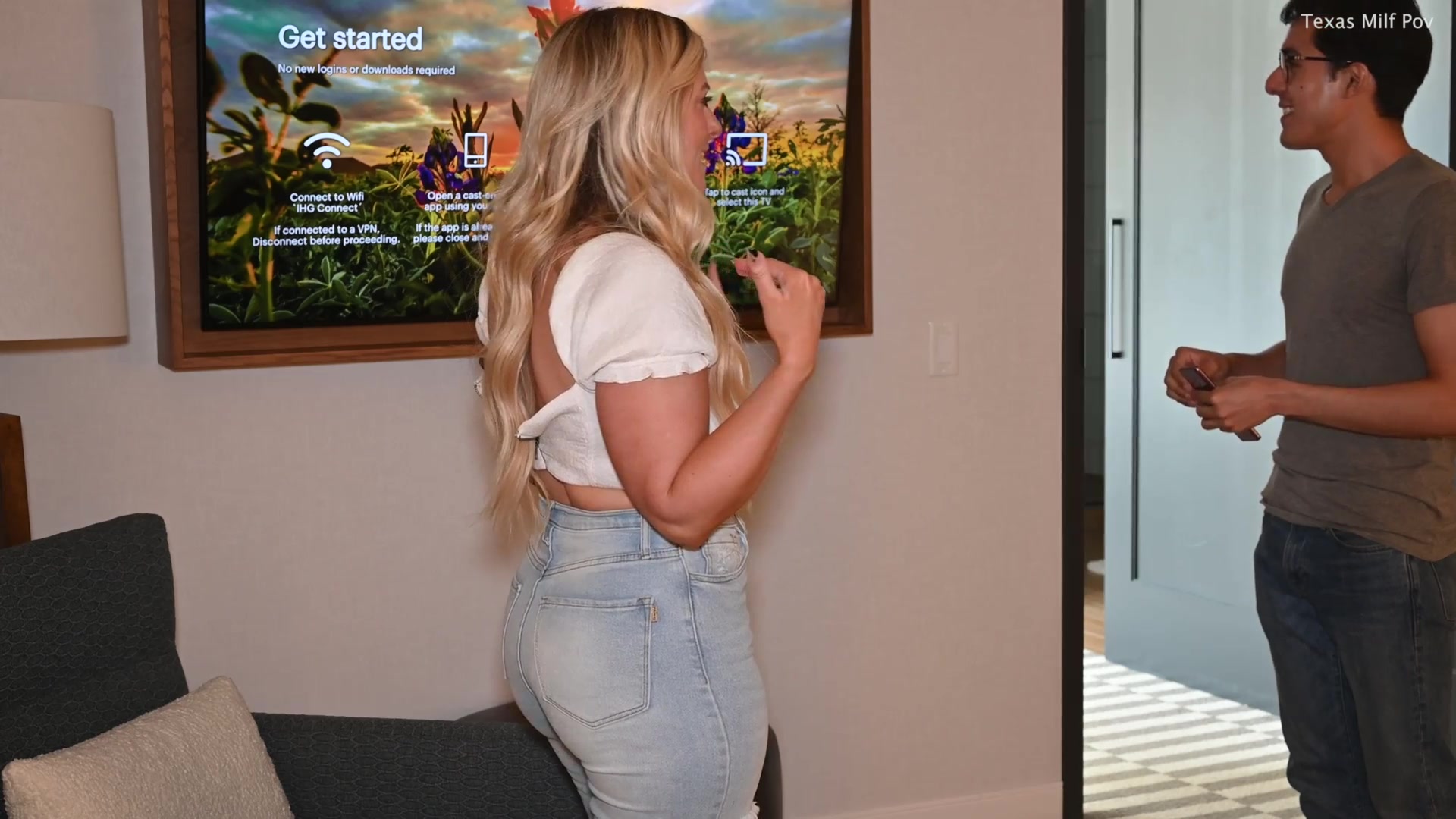 Jenna Mane Uses Her Pussy To Make Her Sons Friend Feel Better!!