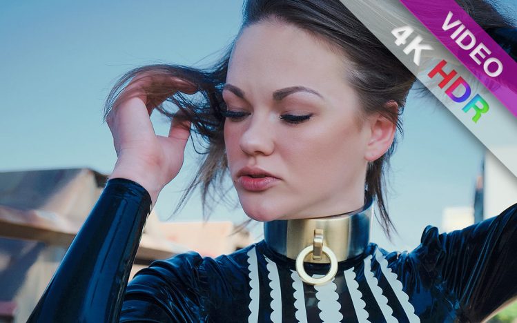 #326 Catsuit with dress & collar