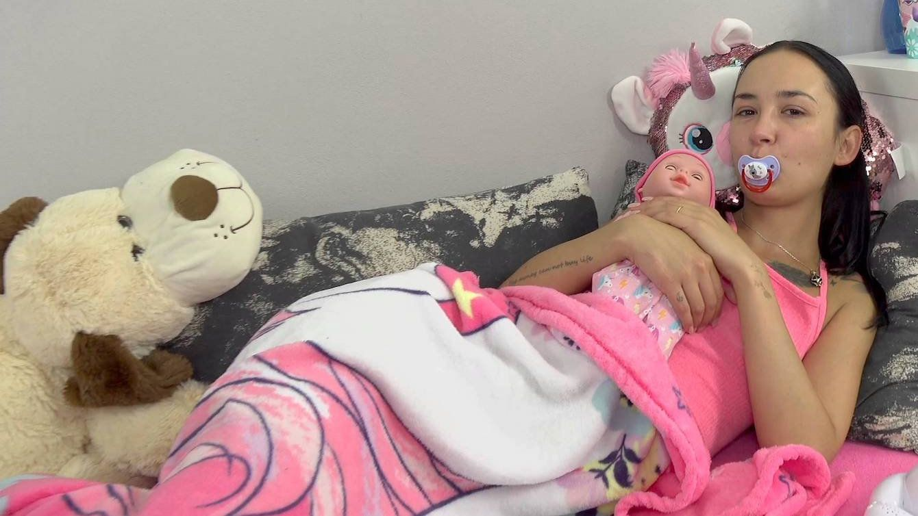 Girl in Pink Gets Pussy Stuffed Hard