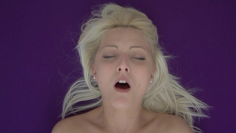 Ecstatic blonde
