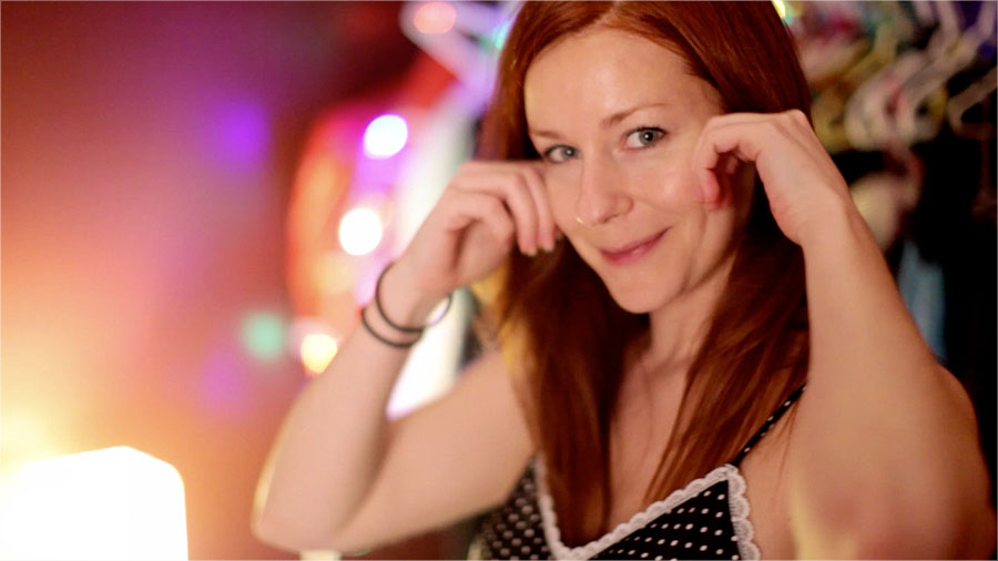 Camille Getting in her Nighty