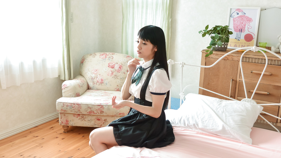 Asian schoolgirl tries two dicks in kinky manners