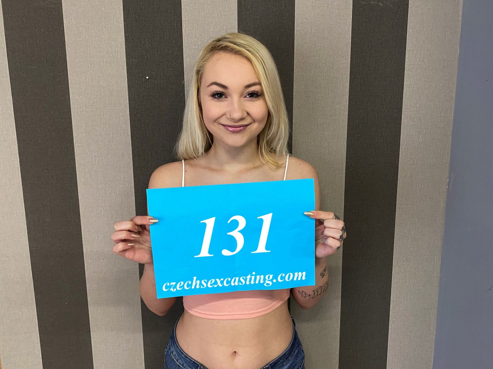 Sweet titted blonde fed some cock