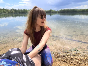 Creamy outdoor quick fuck with a great view !!