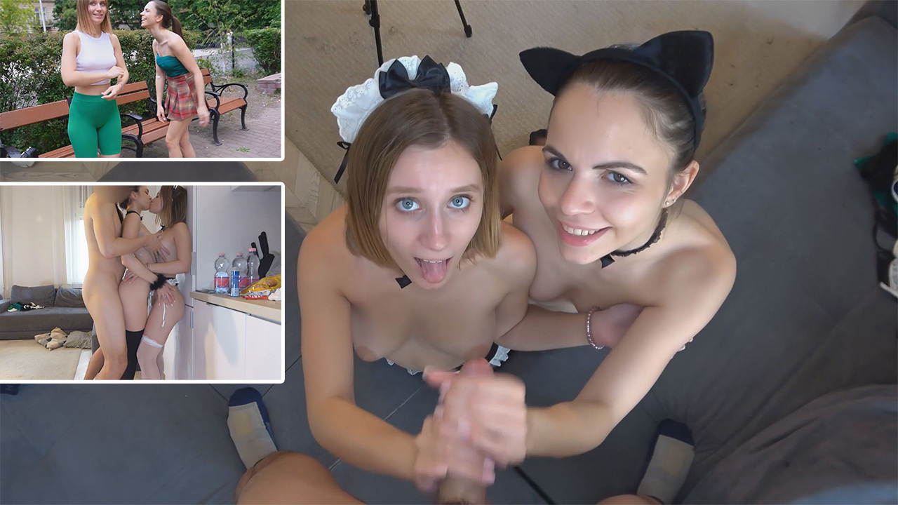 Cum Inside While Comparing the Feeling of Russian Girls' Pussy