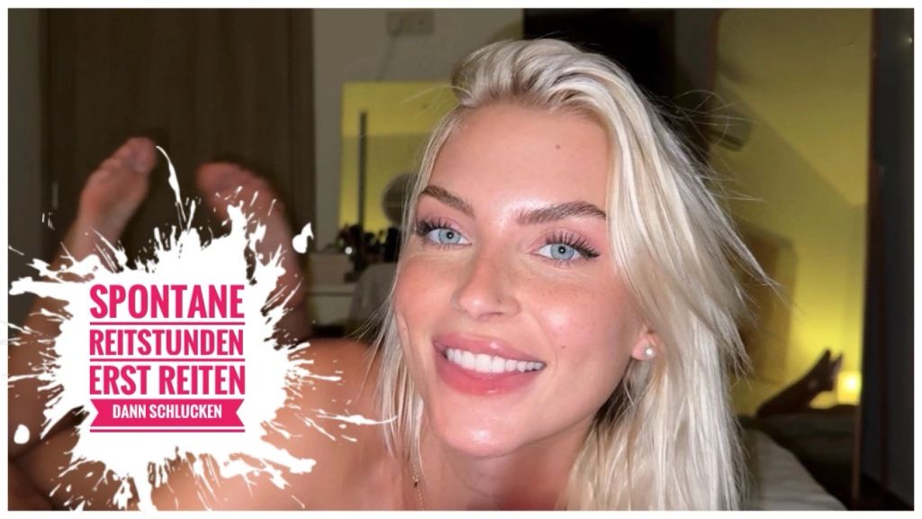 SPONTANEOUS RIDING LESSONS! RIDE FIRST THEN SWALLOW! LIA ENGEL