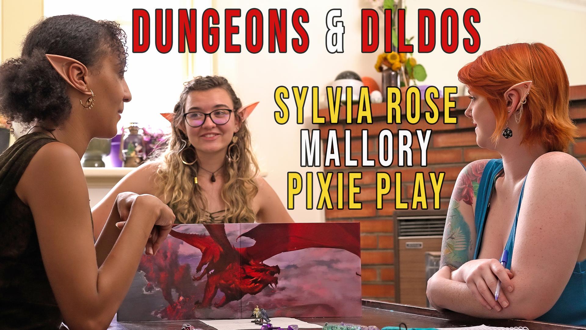 Mallory, Sylvia & Pixie - Dungeons And Dildos