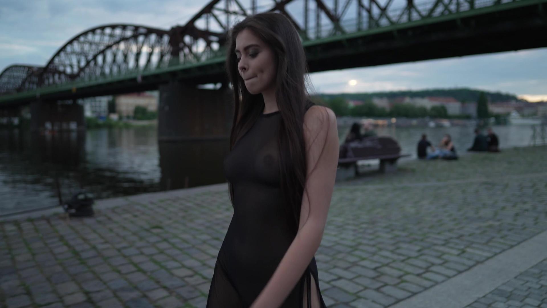 Black Sheer Dress - Alissa