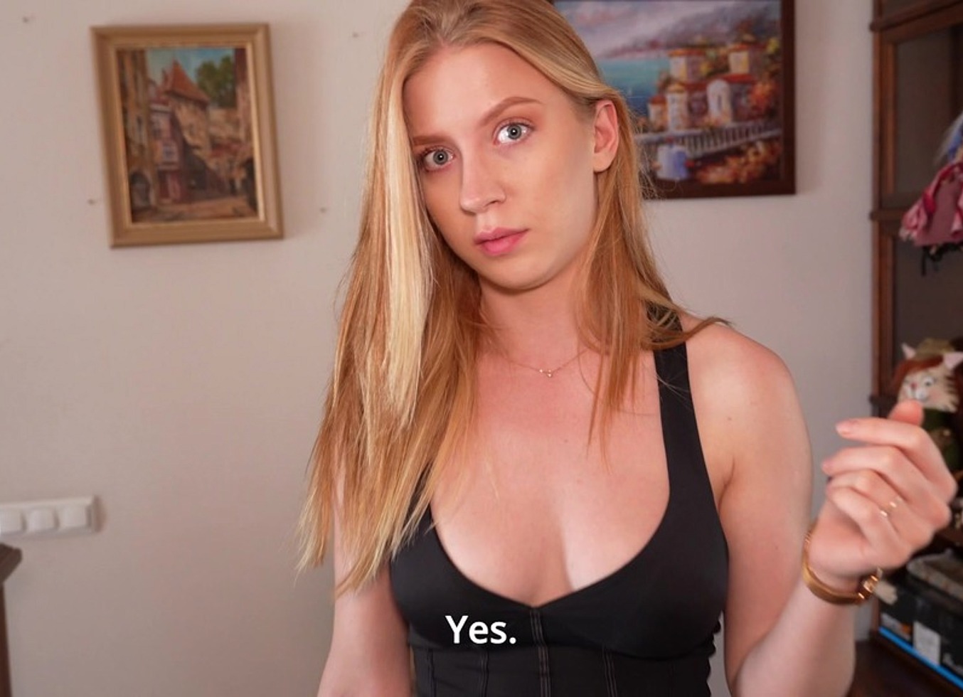 She pays the rent of the room with Anal. It hurts, but there is no choice