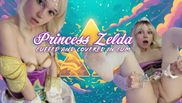 Princess Cuffed And Covered In Cum: ZELDA