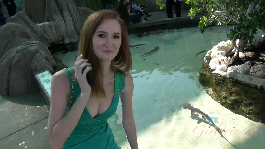 A Date at the Aquarium with a Hot Red Head