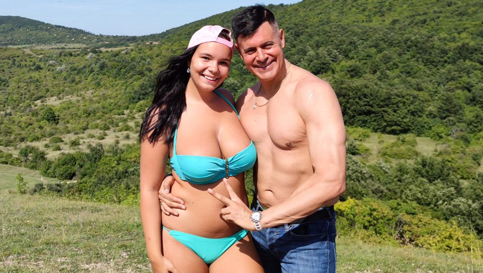 Nudist with Massive Milk Bags Sofia Lee Loves it in Her Ass!