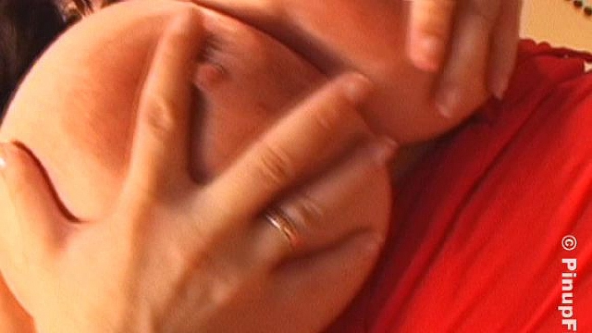 Lorna Morgan - Red Tanktop 2 - Our favorite big boobed Welsh babe is back!