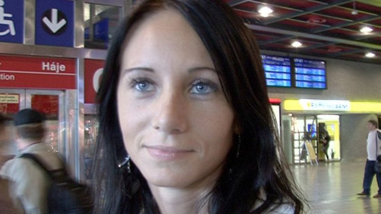 Martina Squirts on the Main Train Station