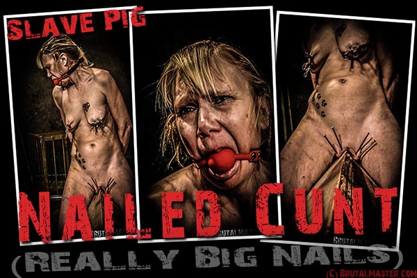Slave Pig - Nailed Cunt