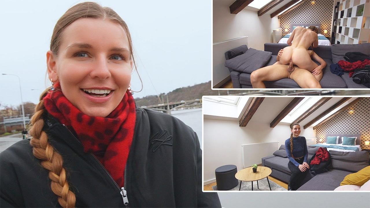 She Is Cute with Eastern European Style Braids