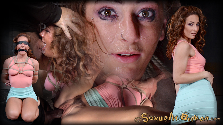 Sexy starlet Savannah Fox tightly tied and fucked without mercy with drooling deepthroat on BBC!