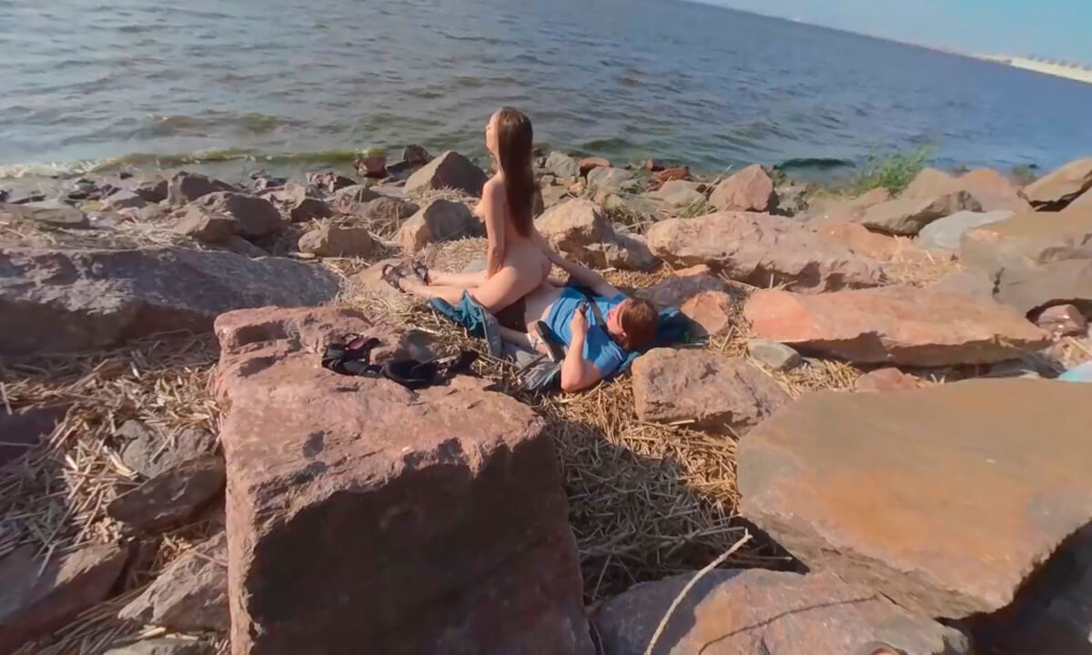 I Was Walking By The Sea And Accidentally Saw My Friends Fucking On The Beach