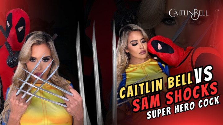 Caitlin Bell Vs Sam Shocks super hero cock