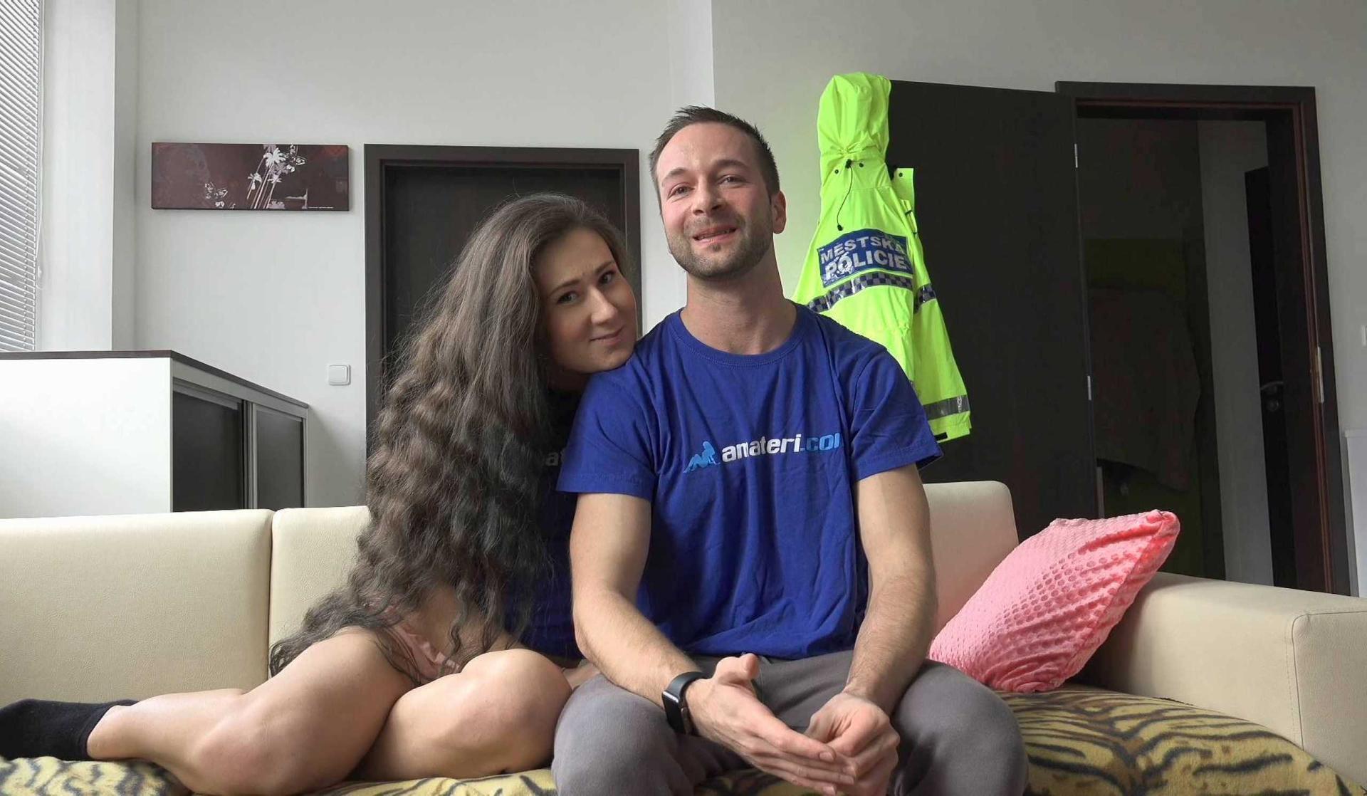 Young beautiful couple