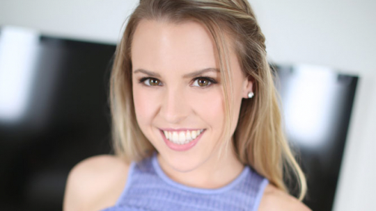 Aubrey Sinclair, Natural Blonde Teen Nanny Loves Cock and Cum