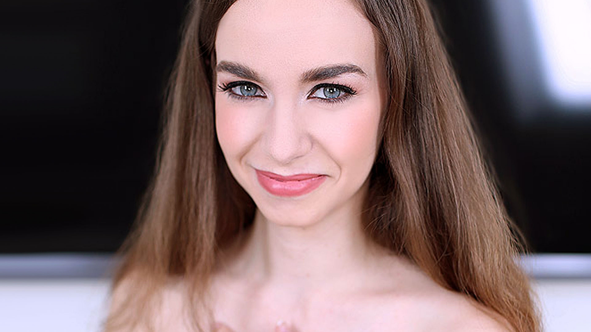 Tali Dova, Tall Sexy Girl Takes TWO Big Cocks and Swallows Cum