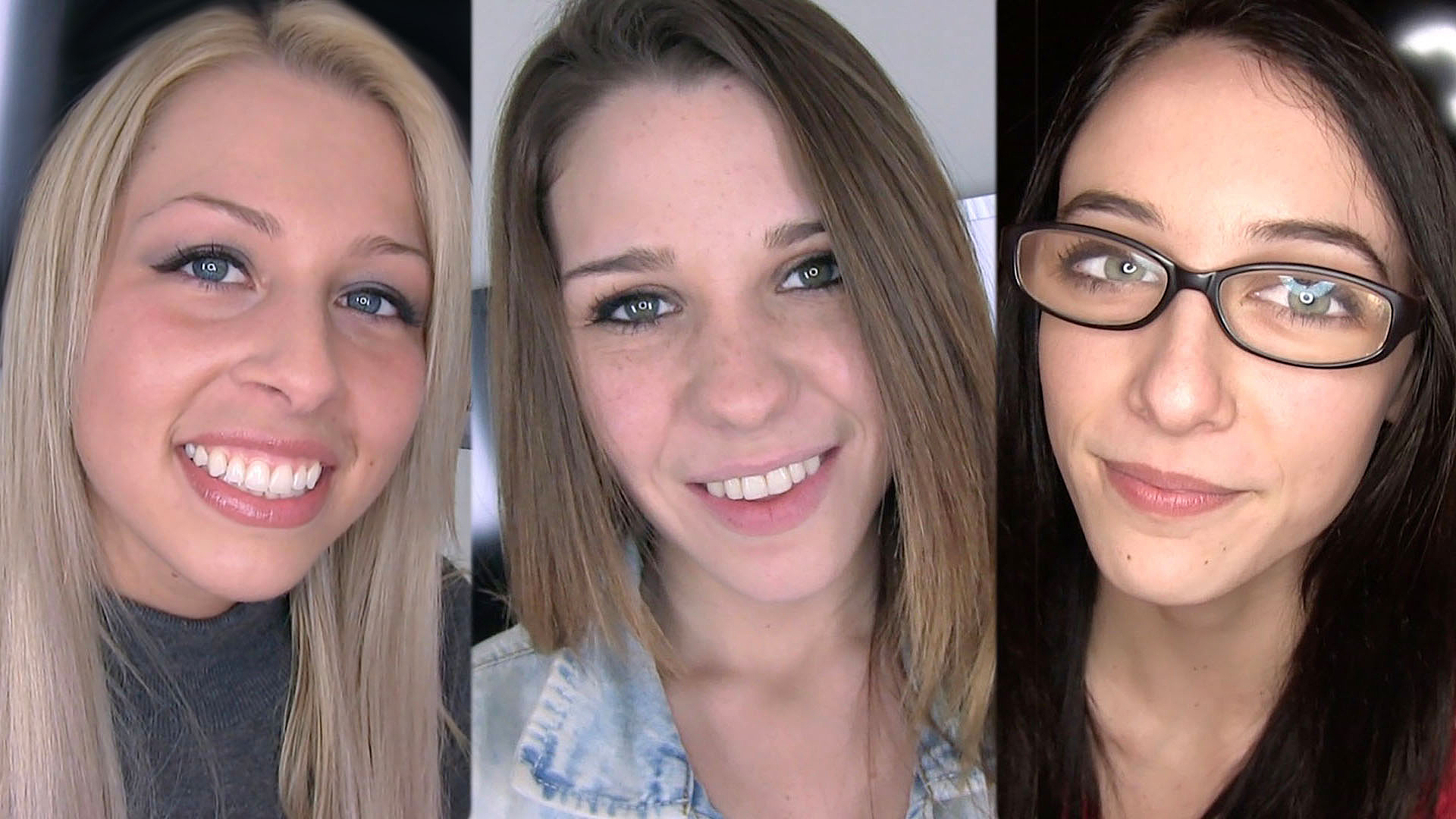 Pre-Auditions 24, Zoey Monroe, Lacy Rae, and Claire Heart in Their Cum-Swallowing Auditions