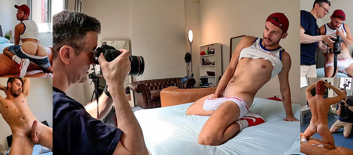 Behind the scenes with my sexy French mate Buzz