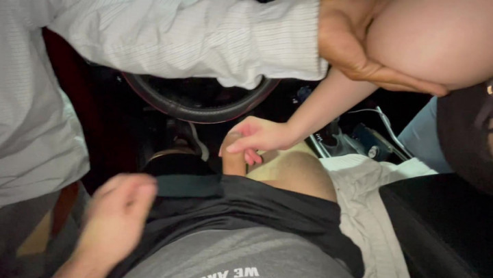 Sucking dick in public parking lot