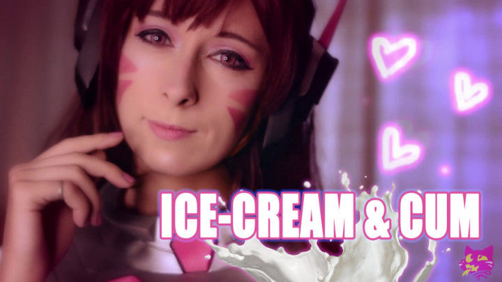 Cosplay D.VA Ice-Cream & Cum