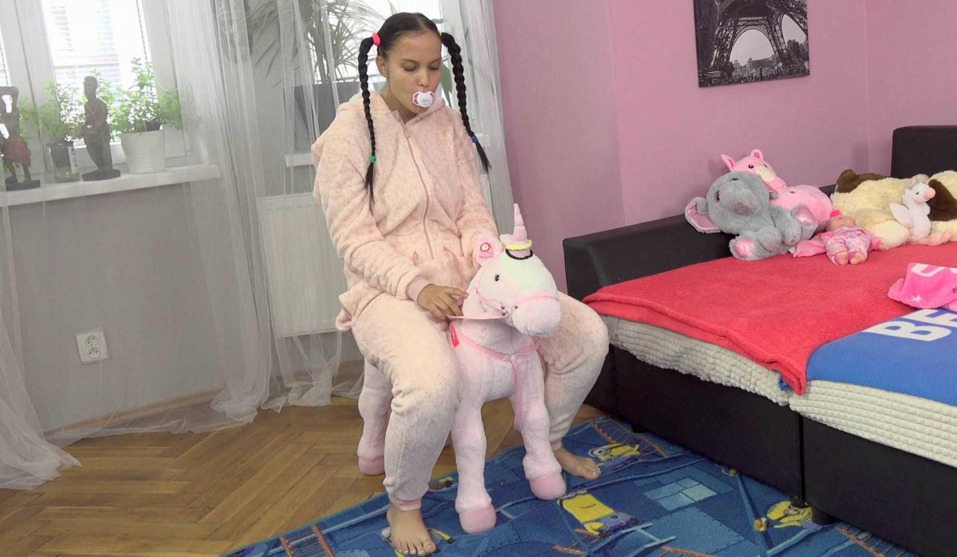 Pigtailed and tattooed whore gets rammed