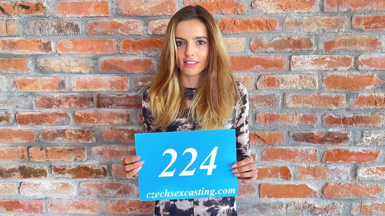 Skinny model is testing her luck with a Czech agency