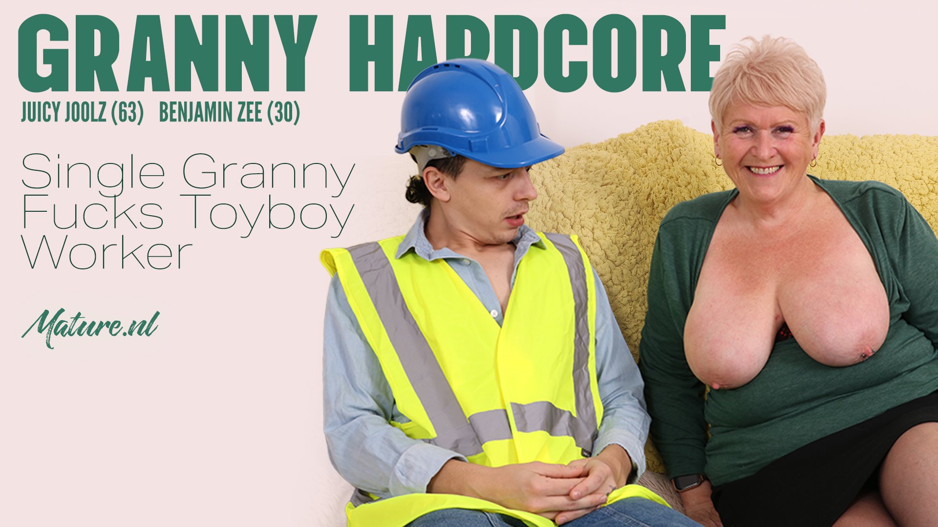 Busty UK Granny Juicy Joolz Gets Plowed by the Construction Worker
