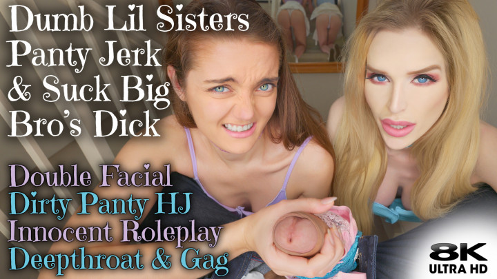 Panty Stuffing & Facefucking Lil Sisters